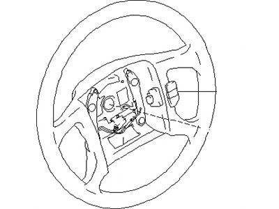 Nissan 48430-43U62 Steering Wheel Assembly W/O Pad