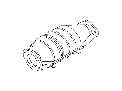 Nissan 20800-65Y27 Three Way Catalytic Converter With Shelter