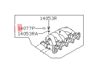 Nissan 14001-70F00 Manifold Assy-Intake