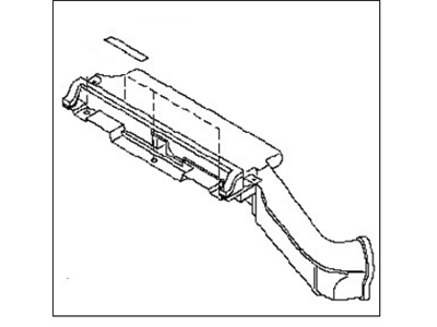Nissan 16554-CA000 Duct Assembly-Air