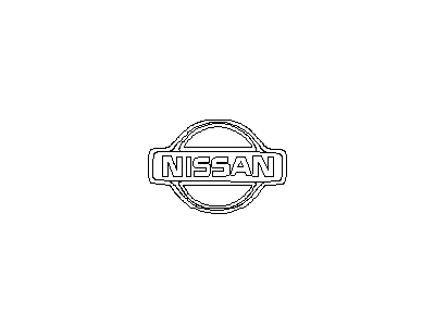 Nissan 62890-3VA2A Front Emblem