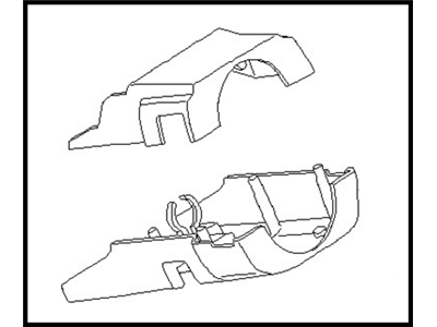 Nissan 48470-84A03 Cover Set-Steering Column