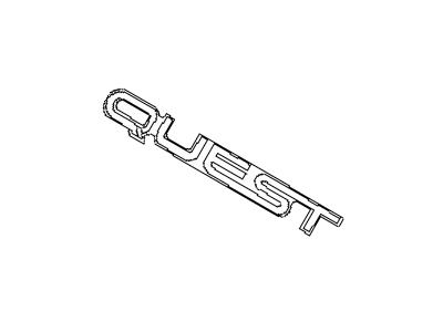 2007 Nissan Quest Emblem - 90891-5Z000
