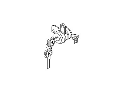 Nissan Xterra Door Lock Cylinder - 80601-3J100