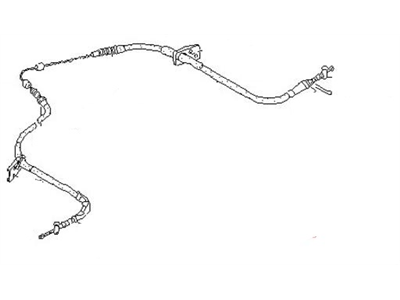 1982 Nissan 280ZX Parking Brake Cable - 36530-P9150