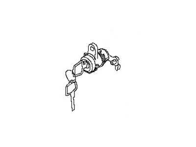 2013 Nissan NV Door Lock Cylinder - H0601-3LM0A