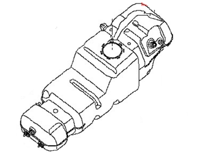 Nissan 17202-ZH000 Fuel Tank Assembly