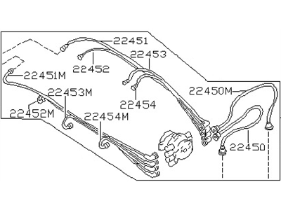 Nissan Stanza Spark Plug Wire - 22450-D3525