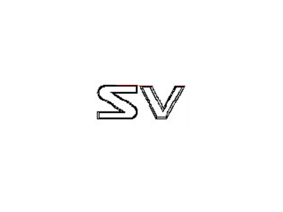 2017 Nissan Versa Emblem - 84896-3VY0A