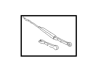 Nissan 28885-D1106 Windshield Wiper Arm Assembly