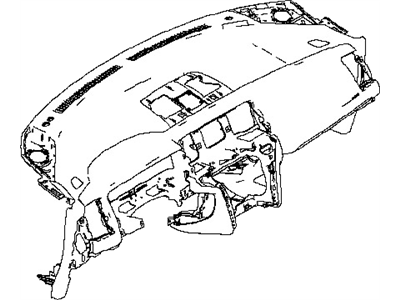 Nissan 68200-1GR3B Panel & Pad Assy-Instrument