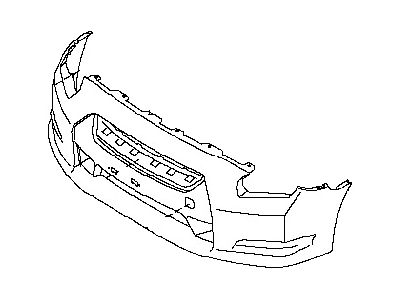 Nissan FBM22-6AW1H Front Bumper Cover