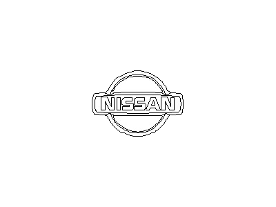 Nissan 65890-9Z400 Radiator Grille Emblem
