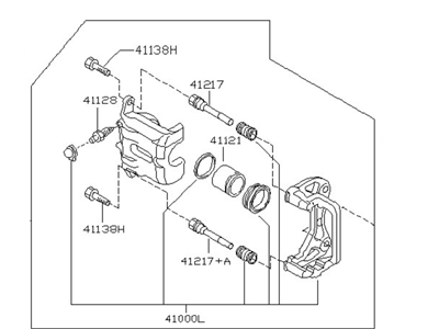 Nissan Maxima Brake Caliper Repair Kit - 41011-7Y000