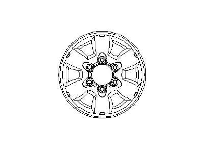 2001 Nissan Xterra Spare Wheel - 40300-8Z800