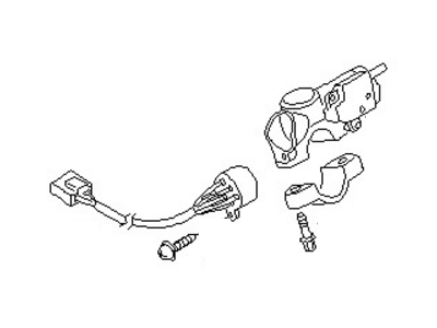 Nissan D8700-6J025 Lock Set-Steering