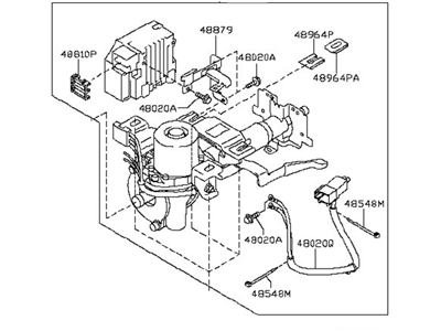 Nissan 48811-1KM0A Motor Assembly-Eps