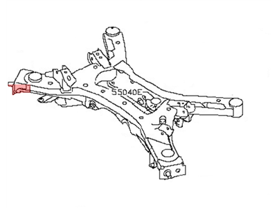 2015 Nissan Pathfinder Rear Crossmember - 55400-3KD1A