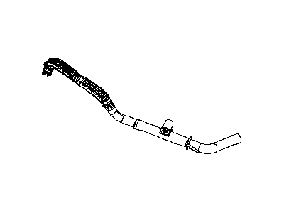 Nissan 20050-ZL60A Exhaust Tube Assembly, Rear