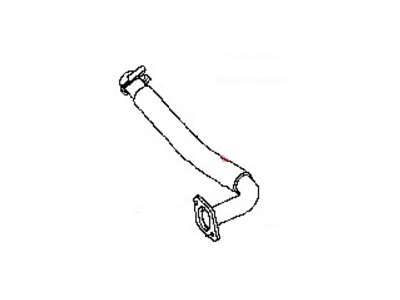 Nissan 20030-ZS00C Exhaust Tube Assembly, Center