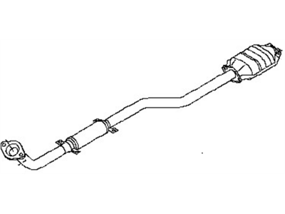 Nissan 20010-6Z800 Exhaust Tube Assembly, Front