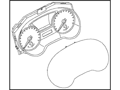 Nissan 24810-9PC0A Speedometer Instrument Cluster