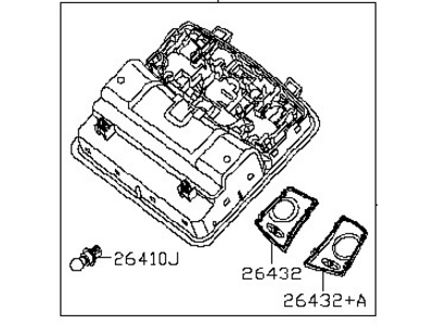 Nissan 26430-ZX02A Lamp Assembly Map