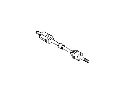 Nissan 39101-16E02 Shaft Assembly - Front Drive, LH