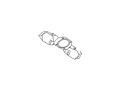 Nissan 74574-65Y00 Reinforce-Anchor Belt,Rear Inner R
