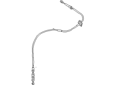 Nissan 34935-0B701 Control Cable Assembly
