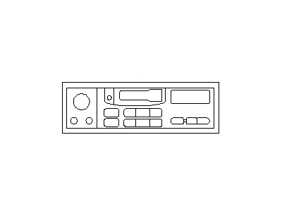 Nissan 28115-2Z100 Radio Unit With Cassette