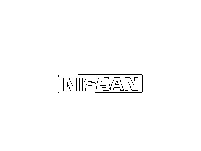 Nissan 93094-30P00 Rear Window Name Label