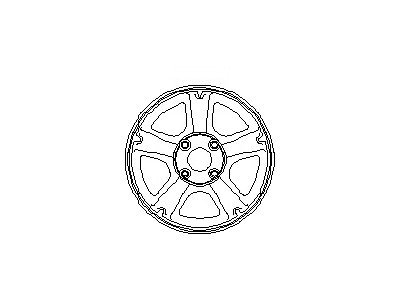 Nissan 40300-0Z901 Aluminum Wheel-Se