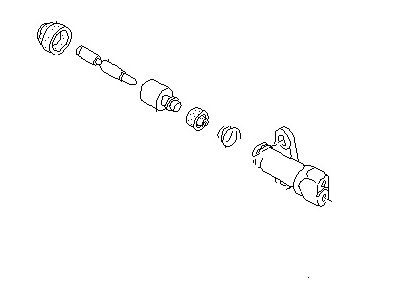 Nissan Hardbody Pickup (D21U) Clutch Slave Cylinder - 30620-56G23