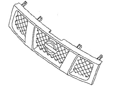 Nissan 62310-9GE0B Grille Assy-Front