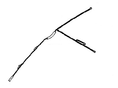 Nissan NV Antenna Cable - 28243-9SK0A