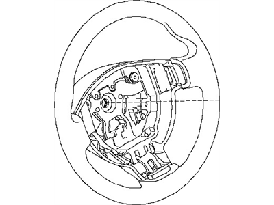 Nissan Rogue Steering Wheel - 48430-6FM0B