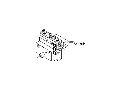 Nissan 47600-48P00 Abs Pump Modulator Unit Motor