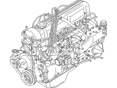 Nissan 10001-W3200 Engine W/CLUTCH
