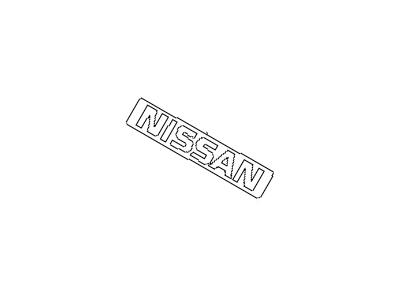Nissan 90881-01P00 Rear Emblem