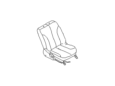 Nissan 87000-3Y965 Seat Assembly-Front, R
