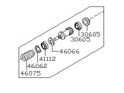 Nissan 200SX Master Cylinder Repair Kit - 46073-N4310