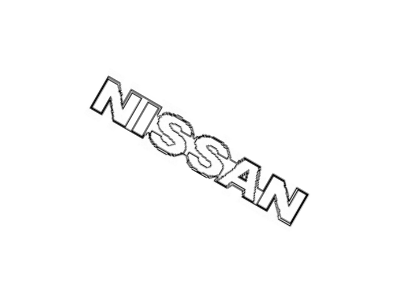 Nissan 62394-01W00 Front Grille Emblem
