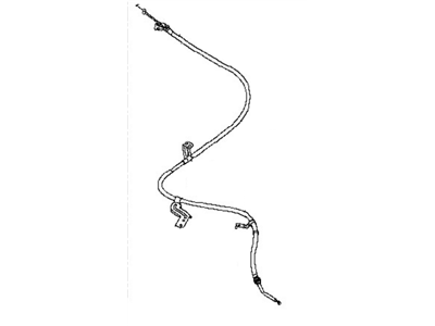 Nissan 36531-3BA0A Cable Assy-Parking,Rear LH