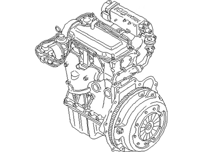 Nissan 10001-07F53 Engine W/CLUTCH