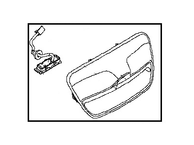 Nissan 90606-3ND2A Tailgate Handle