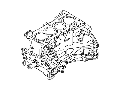 Nissan 10103-JM03C Engine Assy-Short