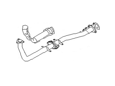 Nissan 20010-9B400 Exhaust Tube Assembly, Front