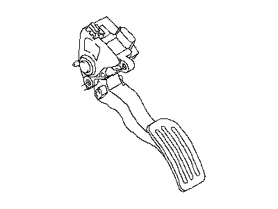 Nissan 18002-3VY0A Lever Complete - Accelerator, W/DRUM