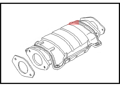 Nissan 20802-20R27 Catalytic Converter With Shelter
